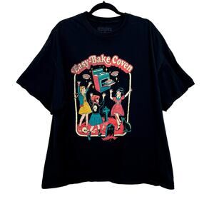 Creepy Co. Easy Bake Coven Graphic Black Short Sleeve T-shirt Shirt Men's XXL